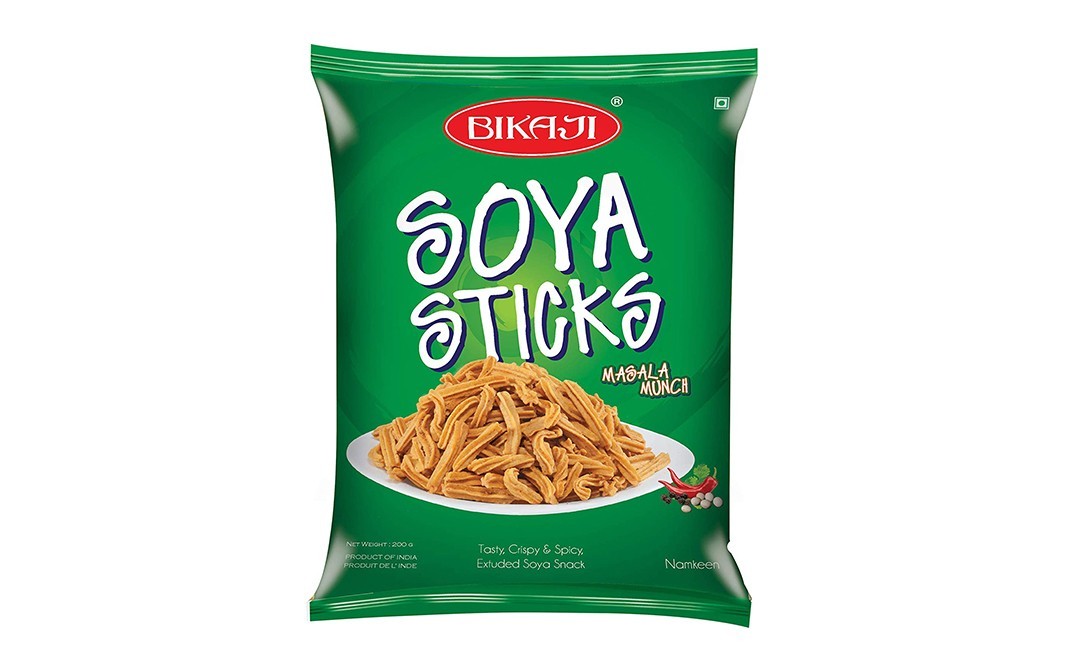Bikaji Soya Sticks Masala Munch    Pack  200 grams
